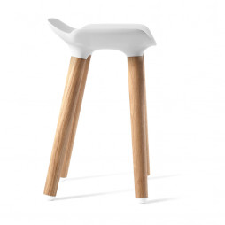 Barstools modern comfortable with wooden legs