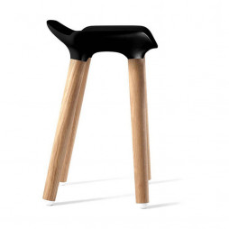 Barstools modern comfortable with wooden legs