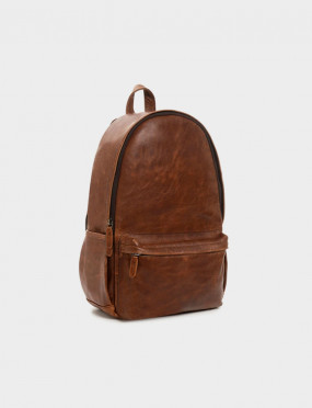 Cognac Casual Backpack