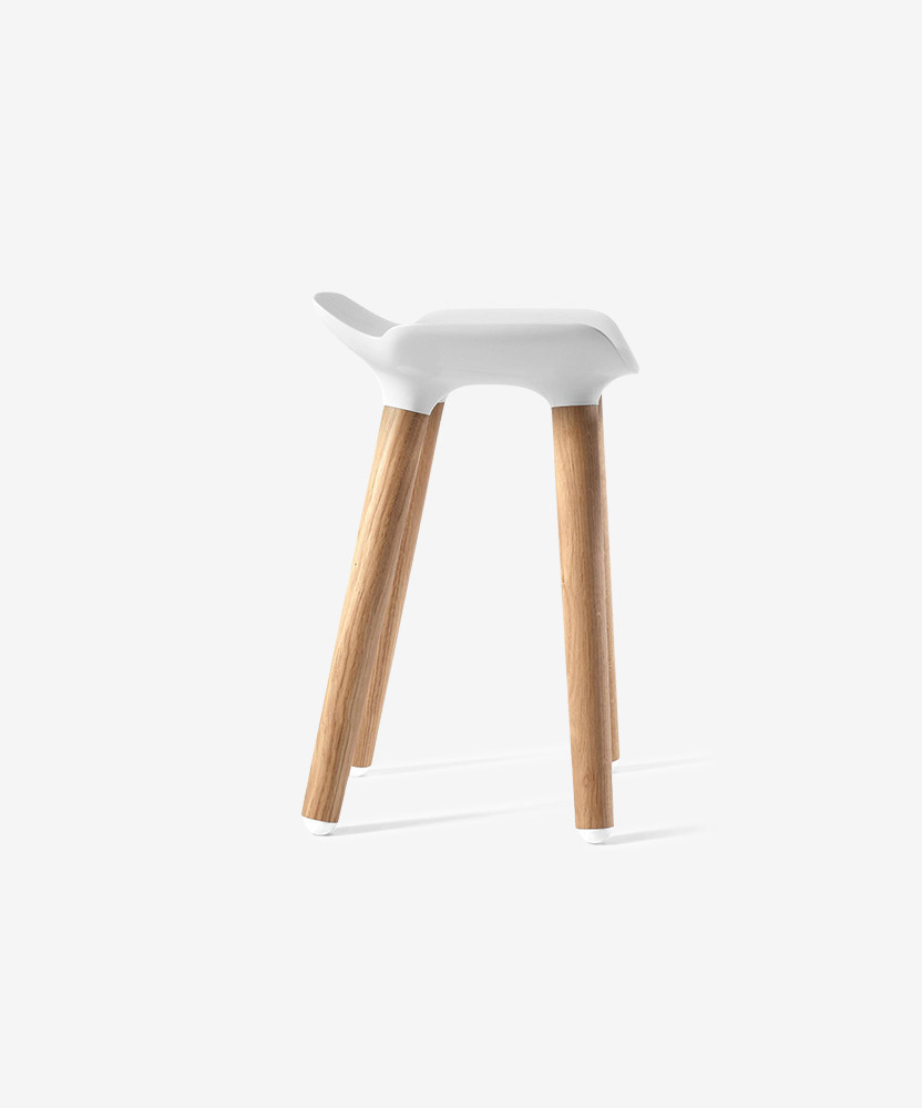 Wooden bar stool