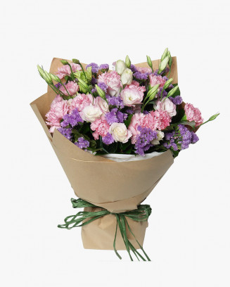 Purple Tulips Artificial Flower