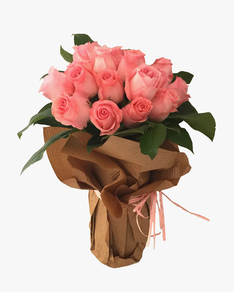 Long Stems Pink Roses