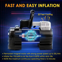 Heavy Duty Double Cylinders Tyre Inflator