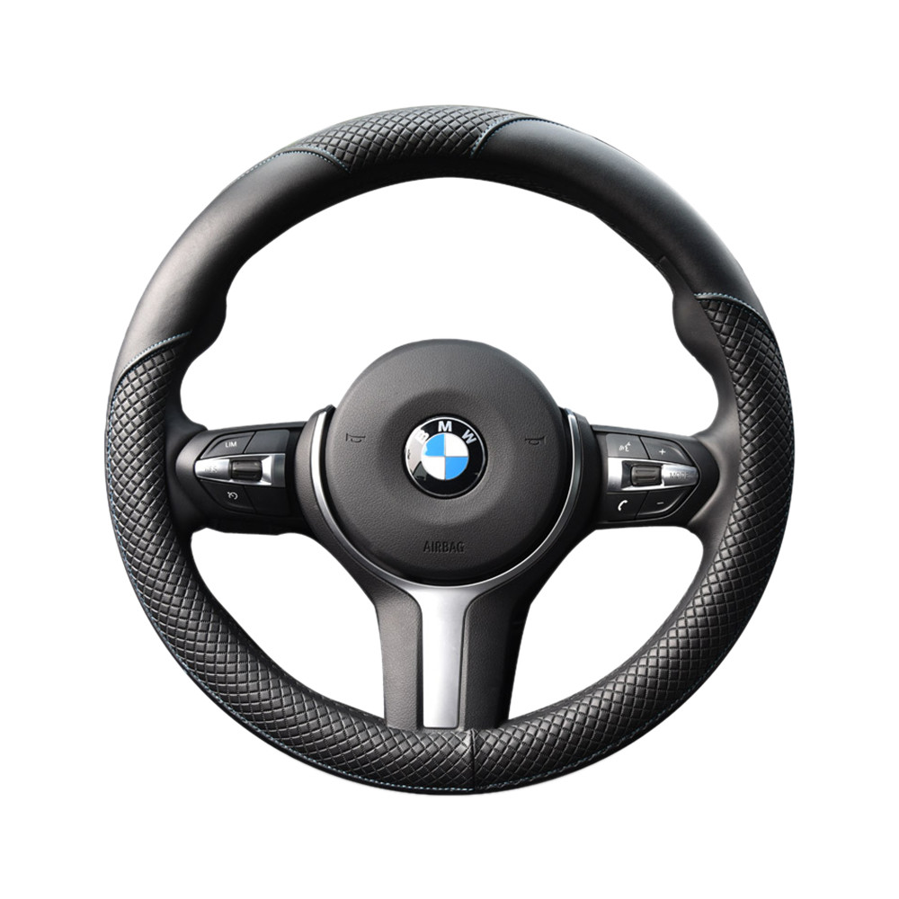 Leather and Carbon fiber BMW Car Steering
