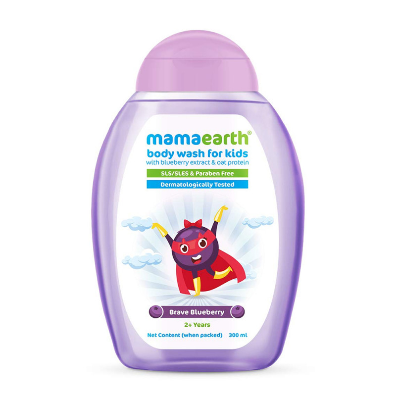 Mamaearth Brave Blueberry Body Wash For Kids