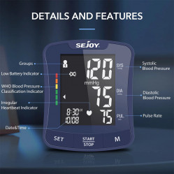 Digital Blood Pressure BP Monitor Machine