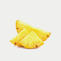 Ripe cut pineapple, pineapple slices