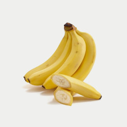 Fresh Juicy Banana Isolated On White