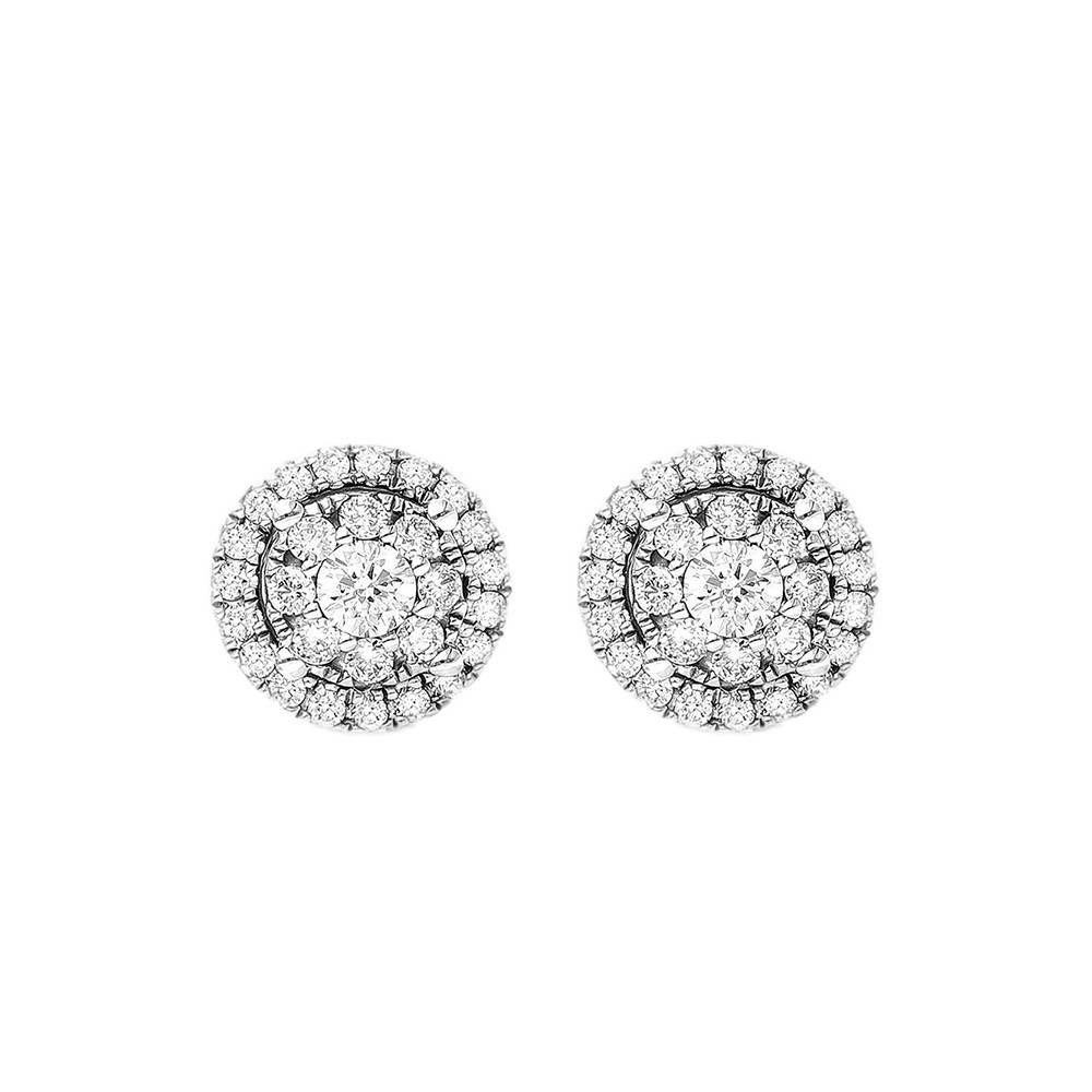Classic Stud Earrings with Jackets
