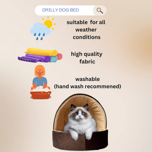 DRILLY Cat and Dog Bed