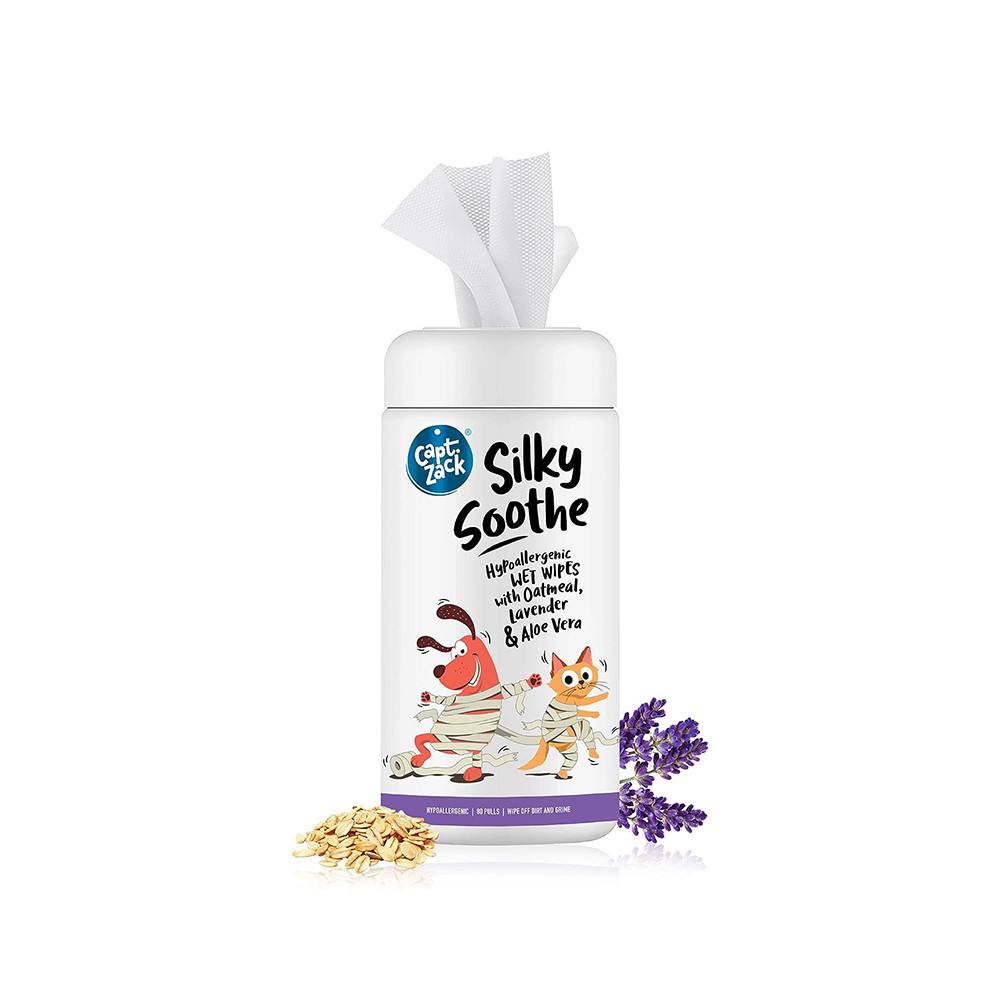 Captain Zack Soothe Pet Wipes Dogs & Cats