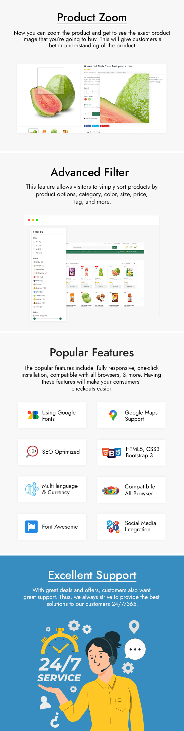 Greenleaf  - Organic Food Store Prestashop Responsive Theme - 4