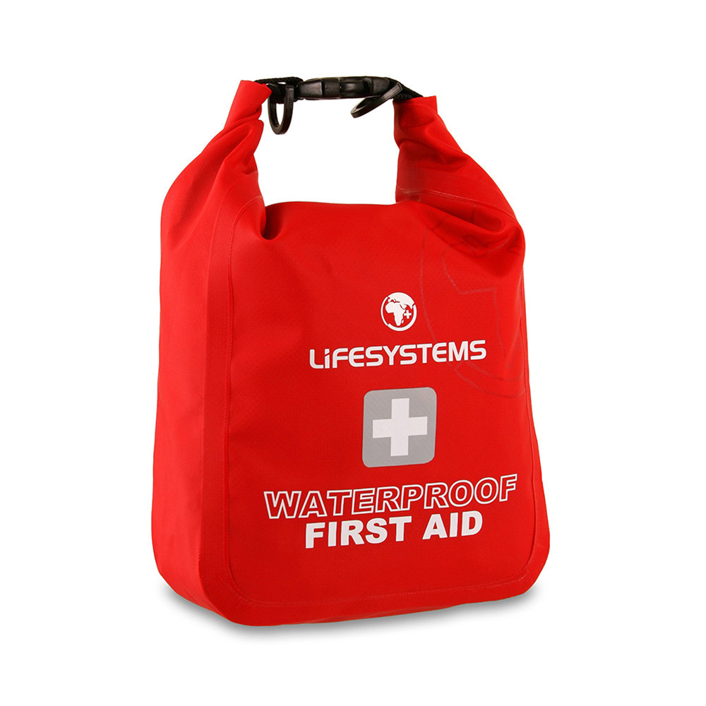 Waterproof first aid kit inc contentsRed